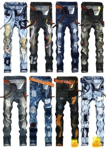 Mens Ripped Jeans Fashion Designer Men s Clothing Jeans Para Hombre Skinny Pants Plus Size pour femmes jeans for men7066731