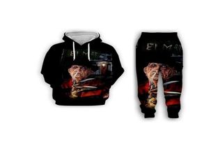 New Fashion Mens Womens A Nightmare on Elm Street Freddy Krueger Funny 3D Print CasuaHoodie Pants S297244n22043555798513