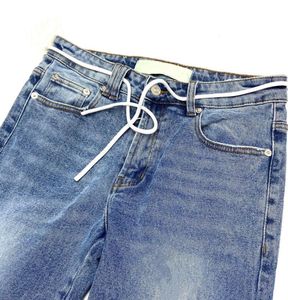 Брюки с высочайшим качеством мужские джинсы дизайнеры белого света регулярно подготовить брюки для персонажей.