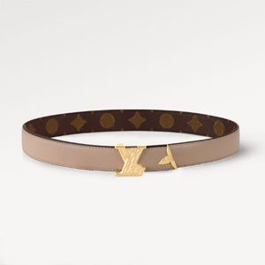 Designerbälten för kvinnor Pretty 30 mm Bilateralt bälte M8591W Lettere Buckle äkta läderbälte mycket kvalitet med Box Woman Belt Cinturones de Diseno