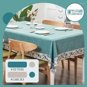 Table Cloth Fabric Tablecloth Inset Wind Thickened Tea Dining