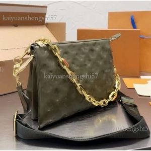 Louisehandbag Bag worka Louisvuiotton Ogabersia torba 10a skórzana gorąca torba lvse damska Coussin PM Torby na ramię Louiseviution Złota łańcuch torebki 524