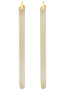 Ksperway Flameless Moving Wick LED Taper Candles Real Wax with T2006019162057のホームデコレーションセット
