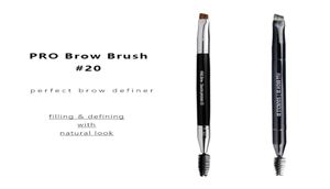 Pro Eye Brow Makeup Brush 20 Dualed Eye Liner Brow Definer Cosmetics Beauty Tools7619657