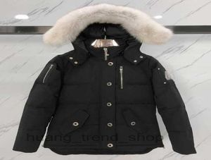M00Semen Winter Big Fur Collar Down Jacket Coats Puffer Jacket