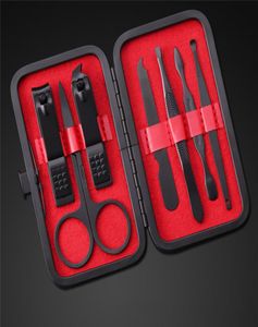 7PCSSET Nuovo Clippers Manicure Set di pedicle set di viaggi portatile Kit igiene in acciaio inossidabile Supporto Supporto Whole3274860