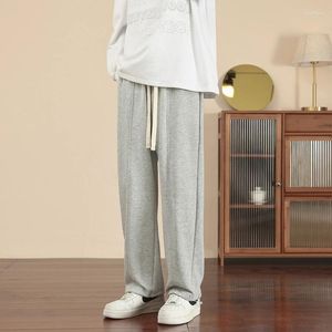 Calça masculina jogging calça de moletom hip hop japonês de streetwear lacate-up slacks casuais esportes para homens roupas de poliéster
