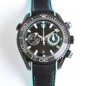 Dial grande de alta qualidade do cronógrafo marinho 45.5 Relógio mecânico Sapphire espelhará capa de aço inoxidável