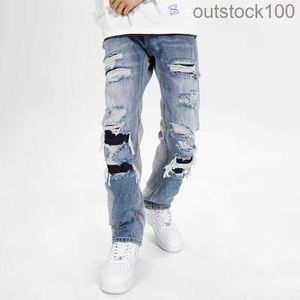 Galaria da moda calças Dapt para homens de alta qualidade 1 a1 Logo High Street Modelo Bieber Splash Micro calças de moda masculina Marca de moda Jeans