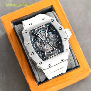 Aufregende RM -Armbanduhr RM035 Advanced Full Hollow Mechanical Watch Herren Personalisierte leichte Luxus -Business Sportwache