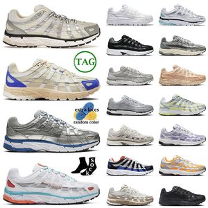 Top Designer 2024 Sports P6000 Casual Shoes Coconut Milk Metallic Silver Light Aqua Sail Mens Women P-6000 P 6000 Мужчины Dhgate Trainers Sneakers 36-45