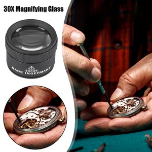 Monóculo de lente óptica K9 de lupa 30x para carimbos de moedas Lupe Lupe Lines Lens Jewelry Loupe