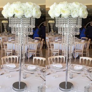 50 cm till 120 cm) Tall Table Top Metal Gold Chandelier för bröllopscentrumstycken Tall Gold Metal Round Flower Stand Flower Ball Centerpieces For Wedding Decoration 892