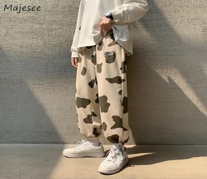 Men Pants Winter Thicken Cow Print Drawstring Oversize 3XL Mens Sweatpants Outwear Bottoms Track Causal Allmatch Cozy Ins Chic X18106233