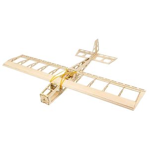 Aircraft Modle DIY Radio sterowane samolotem 580 mm Wing Span Balsawood Flight Flight dla początkującego modelu lotu architektura amatorskiej zabawki bezmentany zestaw S2452022