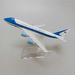 Aircraft Modle 16cm US Air Force One B747 Boeing 747 Airline Model Aircraft Alloy Metal Die Casting Aircraft s2452089