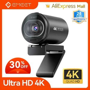 Webcams webcam 4k streaming webcam 1080p 60fps câmera USB EMEET S600 Câmera de transmissão ao vivo automática com microfone adequado para tiktok/youtube j2405