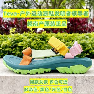 Brand Teva mens and womens outdoor sports sandals casual Velcro anti slip anti odor and breathable beach shoes for wading upstream and downstream