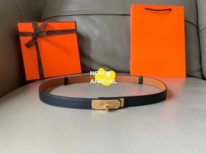 Hremms High end designer belts for womens kelyys Belt Adjustable Length Spring Womens Single Single Black Waist Original 1:1 with real logo and box