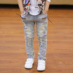 4-13 Years Kids Boys Clothes Skinny Jeans Classic Pants Children Denim Clothing Long Bottoms Baby Boy Casual Trousers