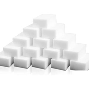 Esponjas de limpeza 56/100 pcs/lote branco magia esponja de melamina apagador 100x60x20mm 100x70x30mm limpeza mti-funcional sem pa dhzvy