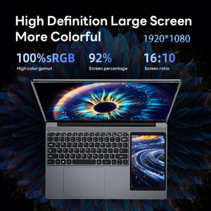 Tuhui Dual Screen Laptop 15,6 дюйма IPS 7 -дюймовый сенсорный экран.