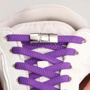 Запчасти для обуви 1 паир замки шнурки без галстуков упругие шнурки кроссовки шириной 8 мм нет.