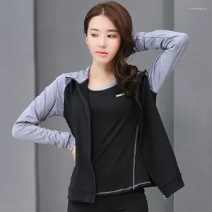 Yoga Outfits T-shirts Women Long Sleeve Running Tees Quick Dry Fitness Gym Crop Tops Vansydical Solid Sports Shirts