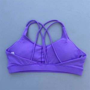 Cinghie incrociate sexy reggiseno reggiseno da donna allenamento per palestra Raccusta di yoga ad alto impatto Braralette FIESS PULLE UP UNDA IMMAGGIO