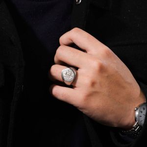 Siegel aus Salomon sieben Erzengel Männer Edelstahl Vintage Magisch gesegnetes Weitfinger -Ringschmuck Geschenke Großhandel Großhandel