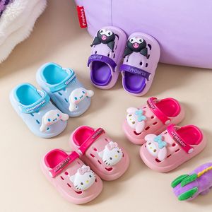 2024 New Cartoon Cute Children's Slippers Soft Sole Breathable Home Baotou Slippers Anti slip and Wear resistant Summer Slippers Factory Wholesale in Stock