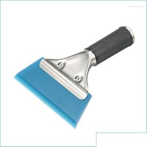 Auto sponge in gomma squeegee finestra pellicola tinta strumenti blu con manico per la consegna a goccia motocicli per la pulizia dh87e mobil dhiww