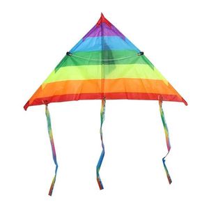 Akcesoria latawca Rainbow Kite Flying Child Childrens Line Line Outdoor Sport Sport Kite Professional Kite z latawcem dzieckiem zabawka WX5.21