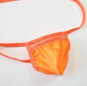 Mens string Thong Gstring Micro pouch Low Rise string soft jersey poly spandex g161B stretchy Soft Underwear9700611