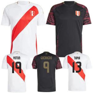 2024 2025 Peru Soccer Jerseys LAPADULA GUERRERO TAPIA TRAUCO PENA CARTAGENA GRIMALDO CALLENS national team 24 25 football men kids shirt 4XL