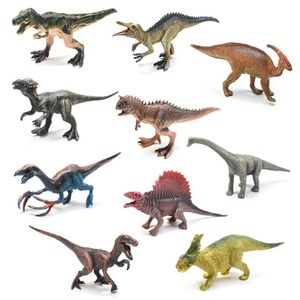 Neuheit Spiele 10 15 cm Dinosauriermodell Spielzeug Jurassic Tyrannosaurus Indominus Rex Triceratops Brontosaurus Jungen und Kindergeschenk Y240521