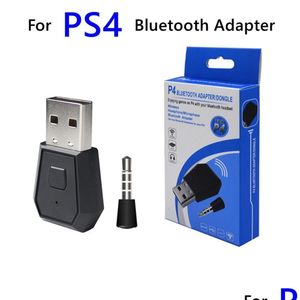 Gadżety USB do PS4 Bluetooth adapter kontroler adaptacji adaptacji adaptacji słuchawek bezprzewodowy zestaw słuchawkowy Prezent Dostawa Komputery OTYA6