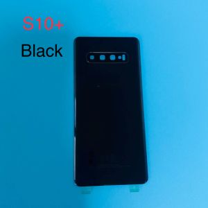 Original Back Glass For Samsung Galaxy S10 S10 Plus S10+ S10e Battery Cover Rear Door Housing Panel With Camera Glass Lens Frame