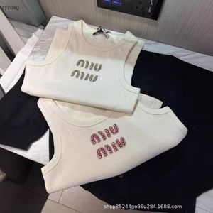 Ny Miumiu Apricot Girl Heart Explosive Tank Top