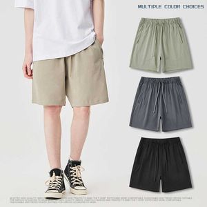 Herrenkleidung |Sommer 230GFOG -Farbschema Basic Herren Shorts Street Lose Modemarke Fünf -Punkte -Hosen für Männer