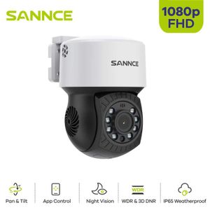 Kits de câmera sem fio Sannce AHD 1080p Câmera de alta clareza de alta clareza Lente de 3,6 mm suporta telefone celular DVR DVR Clear Day and Night Vision com Auto IR-Cut J240518