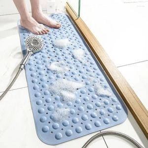 Carpets Anti Slip Floor Mat Home Bathroom Toilet Suction Cup Hydrophobic Massage Foot Pad Odorless PVC Bench Bathtub