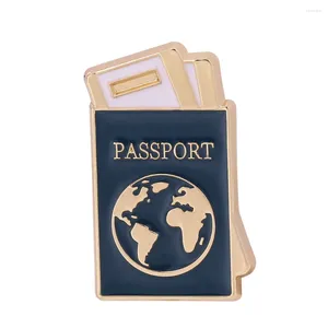 Spille di passaporto per spille di smalto per battili di viaggio per battitura da viaggio per badge pilot didici per il turismo