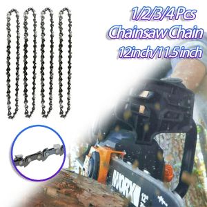 12/11.5 Inch Electric Chain Saw 44 Drive Link 22 Cutter 3/8" LP Pitch .050" Gauge Chain Logging Pruning Chain Cutter Spare Parts