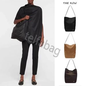 Tote BagDeSigner Плековое мешок The Row Park Tote Bag Women Half Moon Argpit Bucket Bag Сумка роскошные сумочка магазин мамочная сумка мужчина