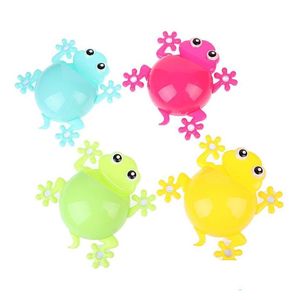 Toothbrush Holders Cute Lovely Cartoon Gecko Model Tootaste Holder Bathroom Sets Suction Hooks Tooth Brush Container Drop Delivery Hom Dhrdh