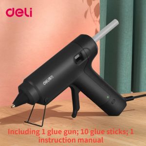 Deli 30/40W Glue Gun Mini Hot Melt Glue Gun電気熱温度ガン修理ツール