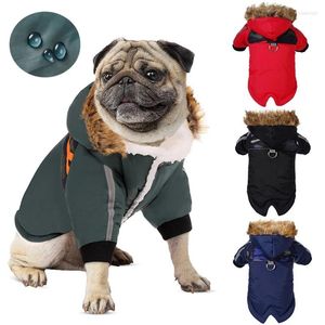 Dog Apparel Reflective Jacket Winter Warm Pet Down Clothes For Small Medium Dogs Thicken Waterproof Puppy Hoodie Coat Accessories