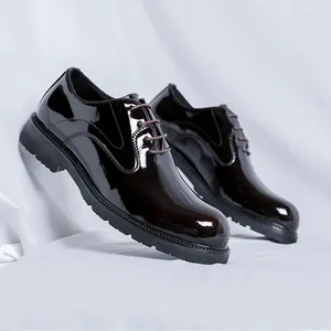 Casual Shoes Elegantes Formal Dress For Men Leather Business Oxfords Footwear Fashion Male Wedding
