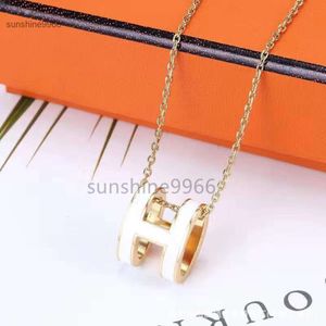 Necklace designer Luxury Pendant necklace Letter Love Necklaces designer jewelry chains for Man Woman pendants Link Chain Gold Silver 20Color gifs